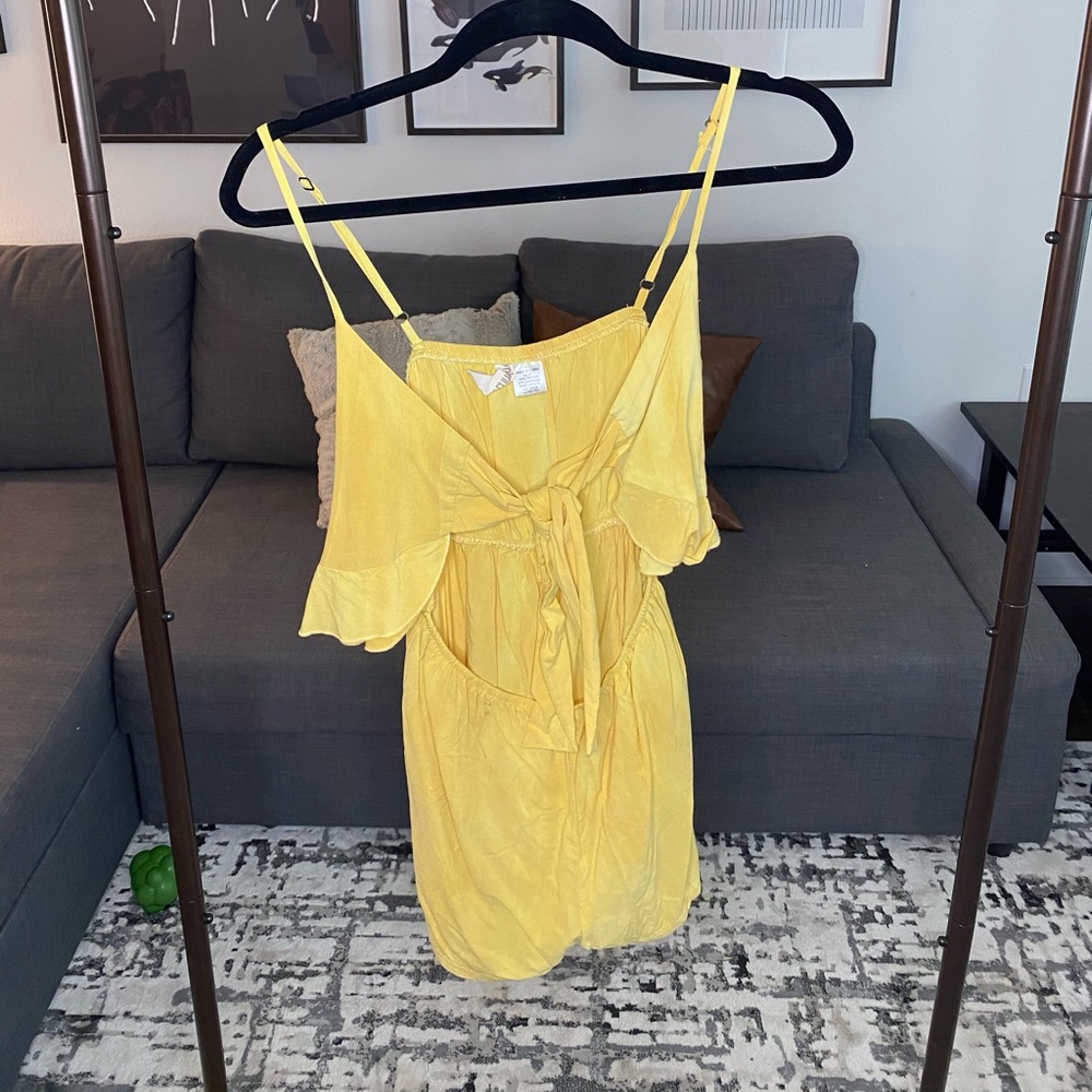 Yellow romper